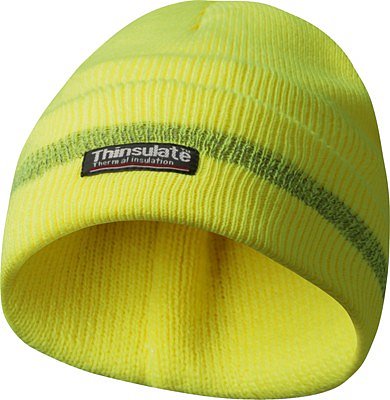 GEBOL zimní reflexní čepice, materiál THINSULATE - žlutá