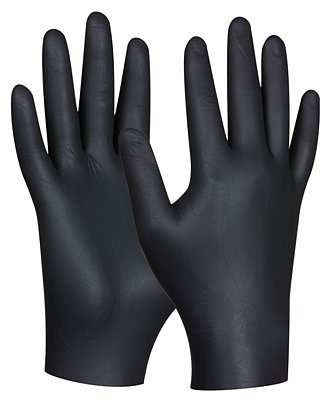 GEBOL - BLACK NITRIL nitrilové rukavice 80 ks - velikost M
