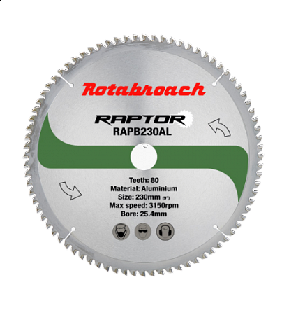Rotabroach řezný kotouč Raptor 230 mm na hliník