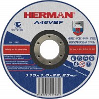HERMAN řezný kotouč na nerez 150x1,0 mm A60VBF