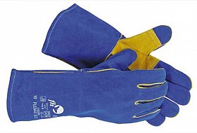 PUGNAX BLUE - rukavice celokožené svářečské - velikost 10